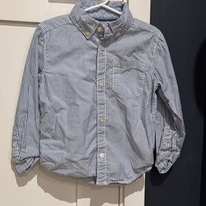 Carter's Classic Blue Striped Button-Down Shirt